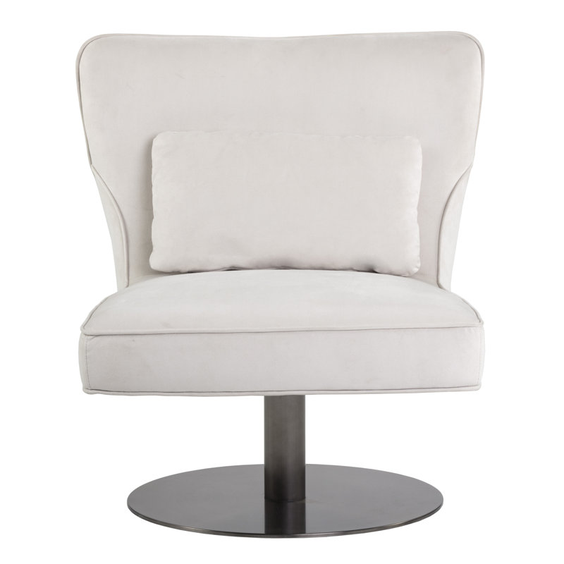 Sunpan Modern Olive Swivel Barrel Chair | Wayfair